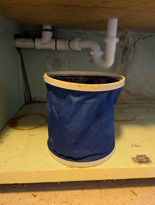 Flexible Water Proof Bucket for drain cleaning
